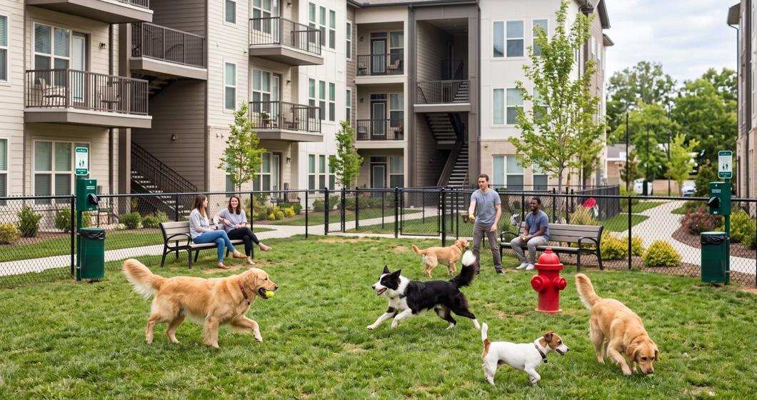 Dogs at play