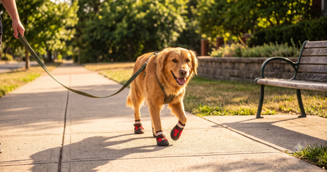 Dog on Walk