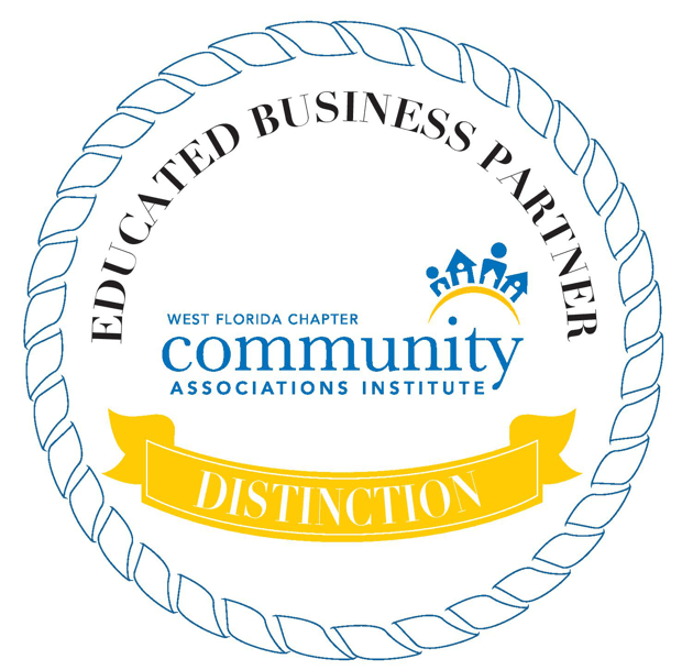 educated business partner distinction west florida chapter community association institute logo